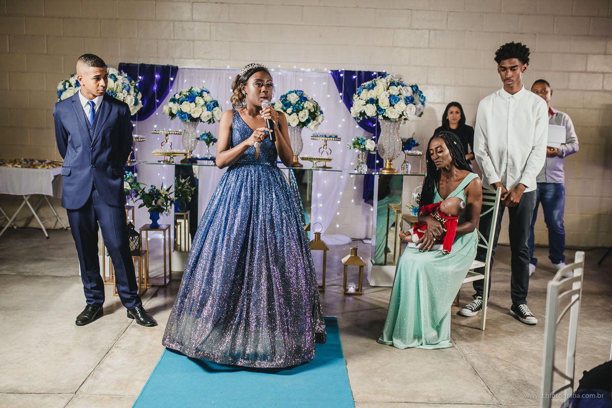 foto de cerimonia de 15 anos, mar agradecimento,