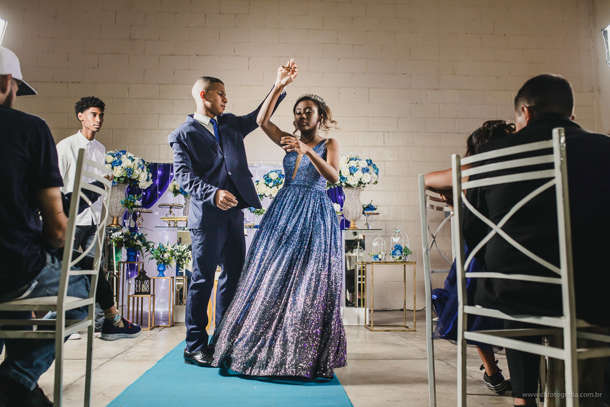 foto de cerimonia de 15 anos, mar agradecimento,