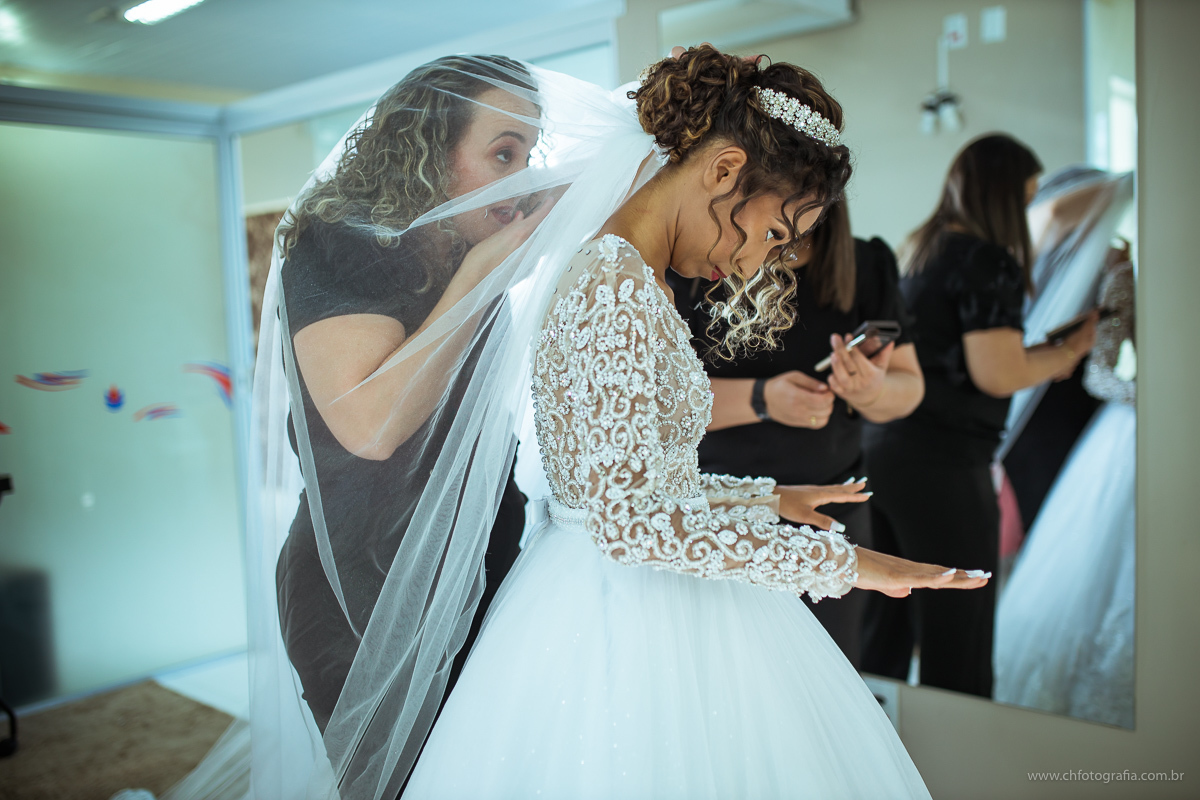 Making off de noiva salão Debora Henke