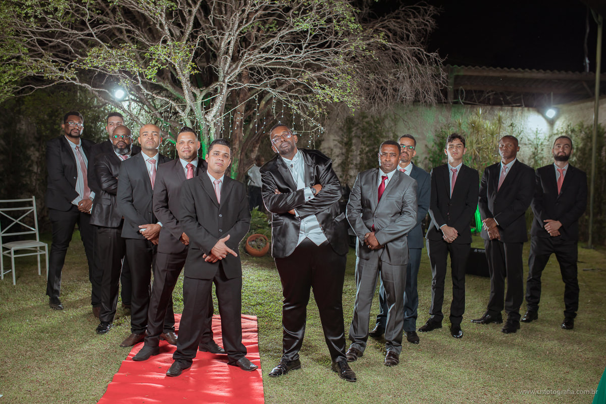 Fotos com os padrinhos 