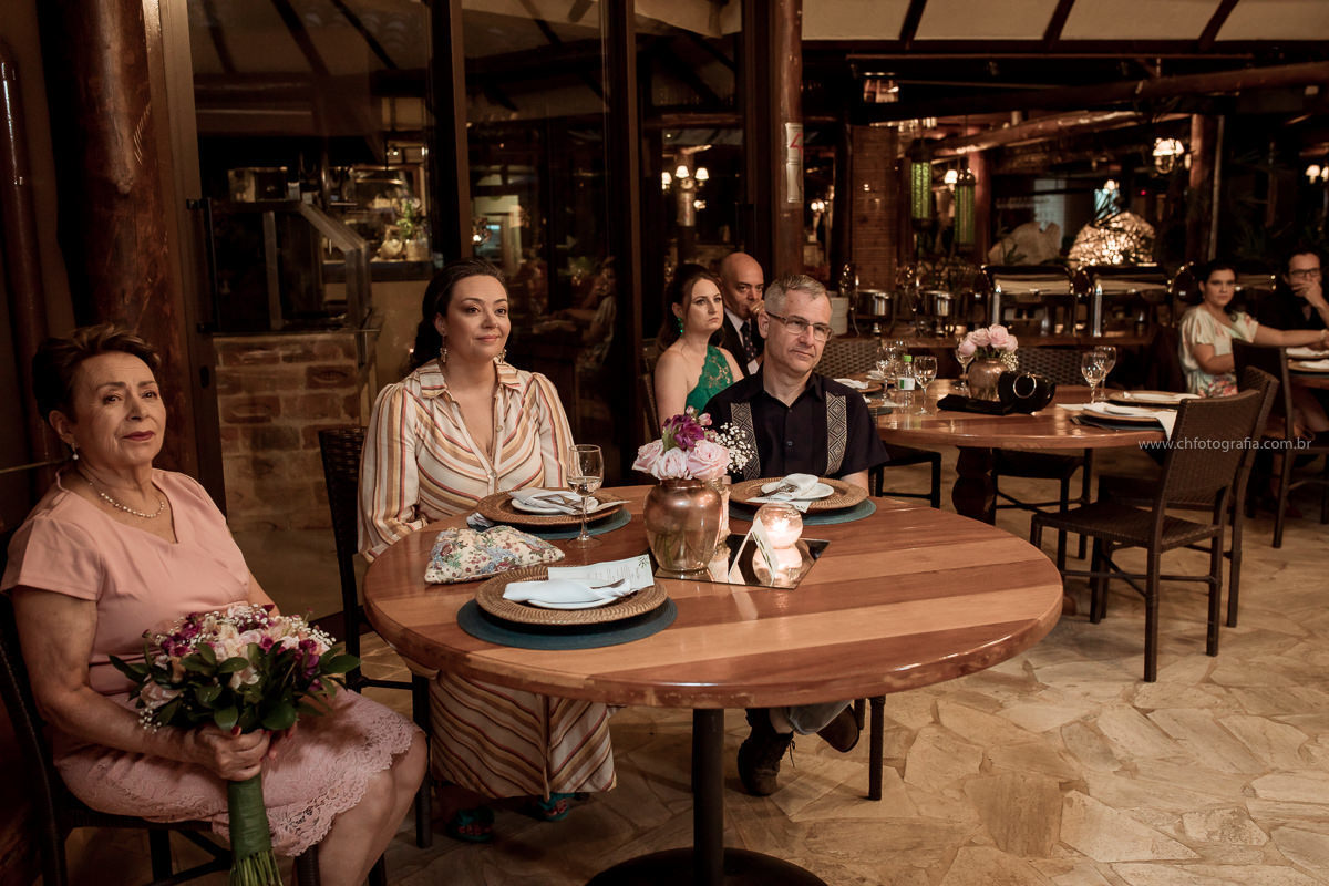 reação dos convidados 