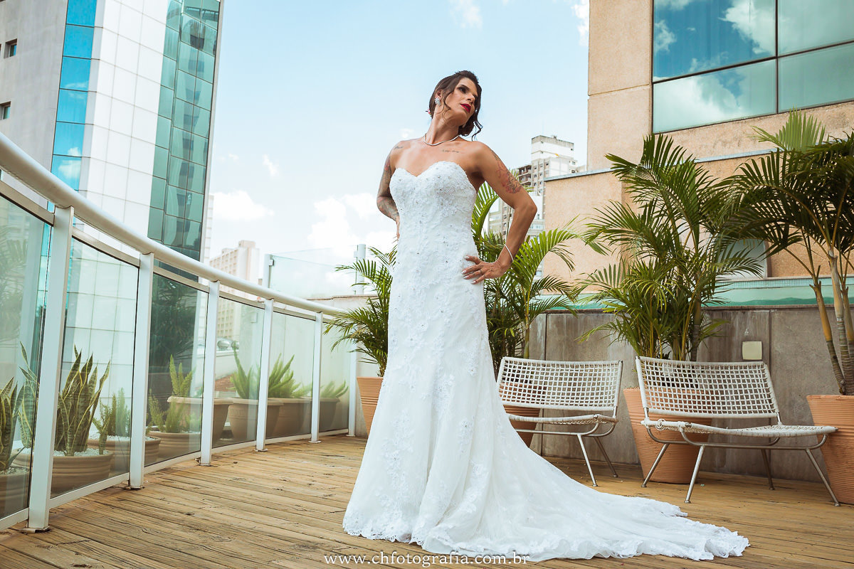 vestido de noiva casamento no campo