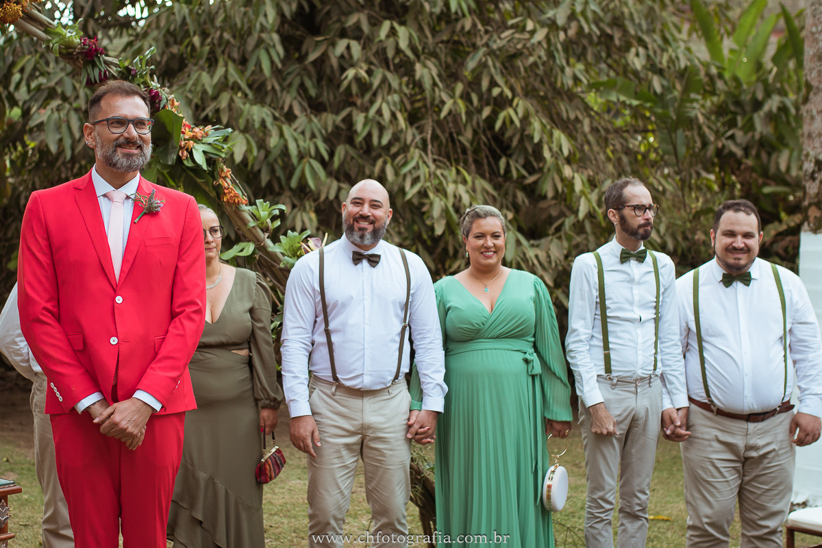 Entrada no noivo, casamento gay