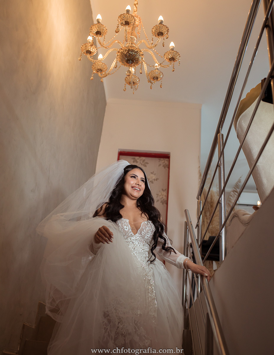 noiva na escada 