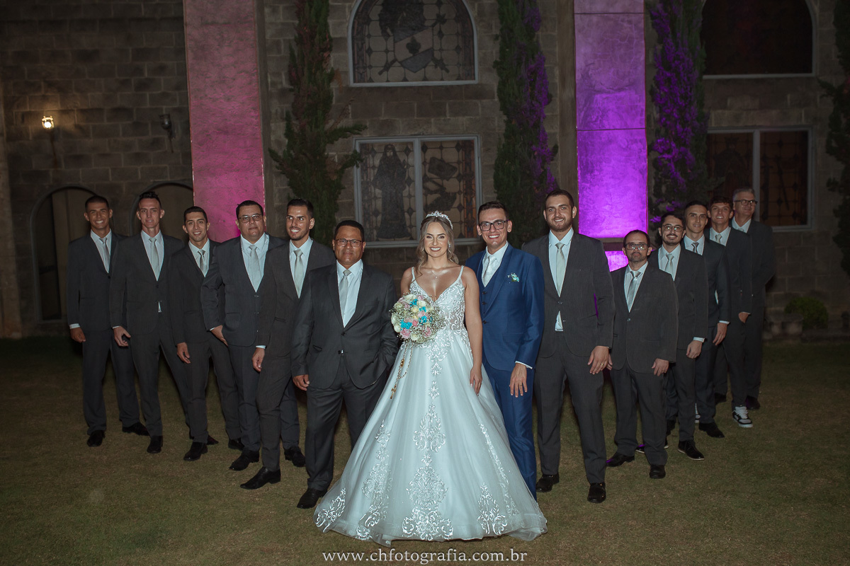 Celebração com os padrinhos no Castelo dos Vinhais.