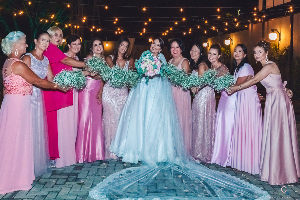 Fotos de casamento, fotos das madrinhas 7 OPÇÕES FESTAS 