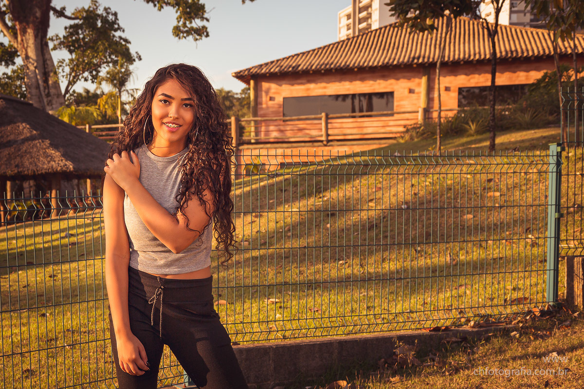 Fotos de ensaio de 15 anos no Swiss parque- Campinas