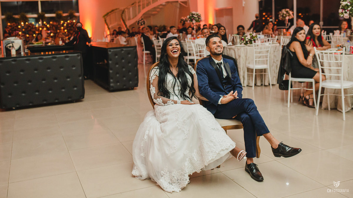 Retrospectiva animada, noivos no Buffet Imagem Campestre