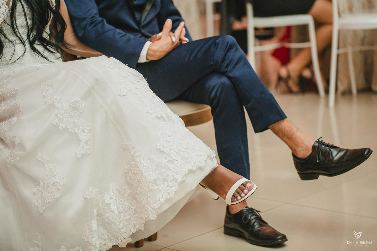 Fotos dos pes dos noivos