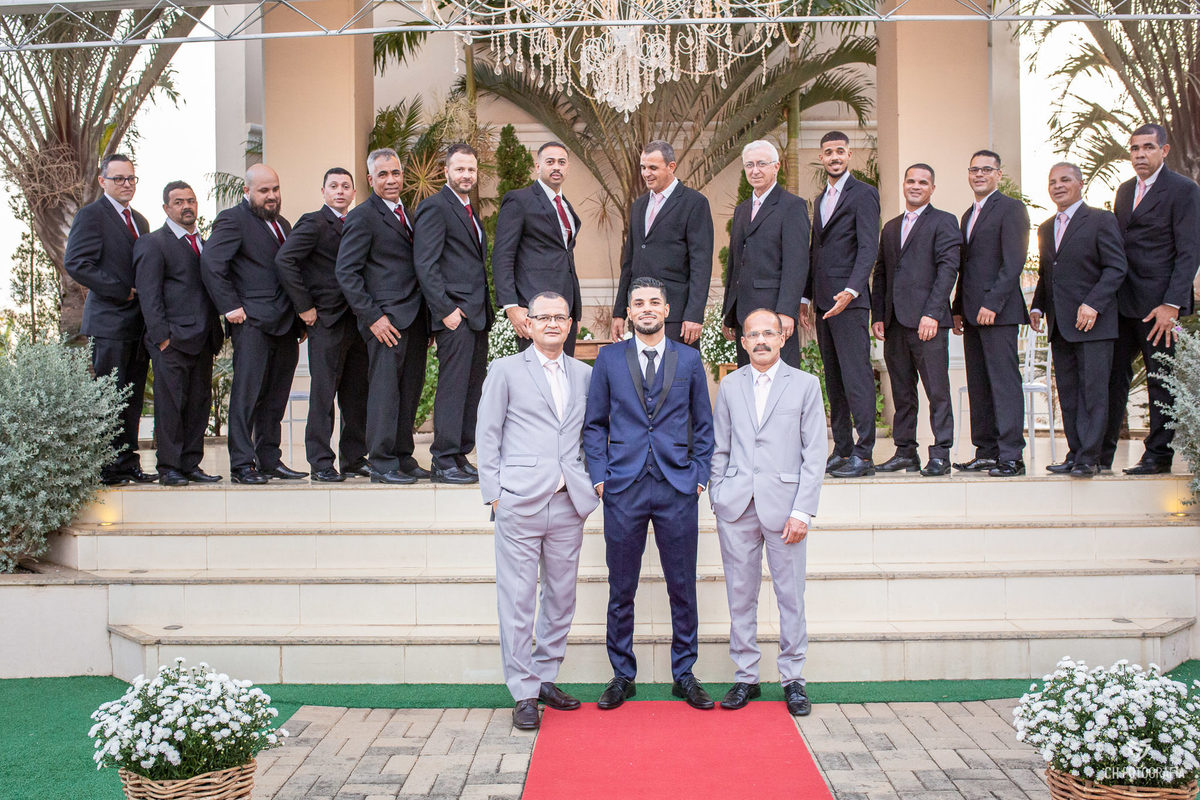 Fotos dos padrinhos no Buffet Imagem Campestre