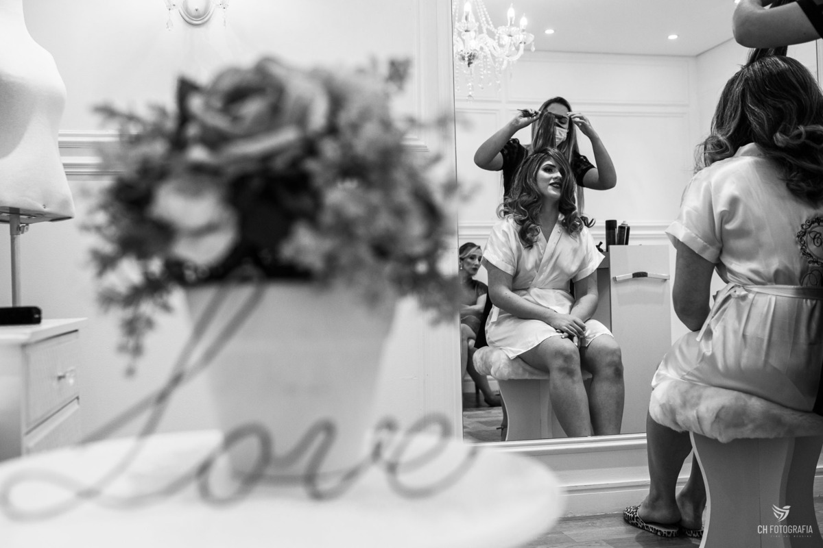 Making off da noiva no Ateliê Fernanda Moraes