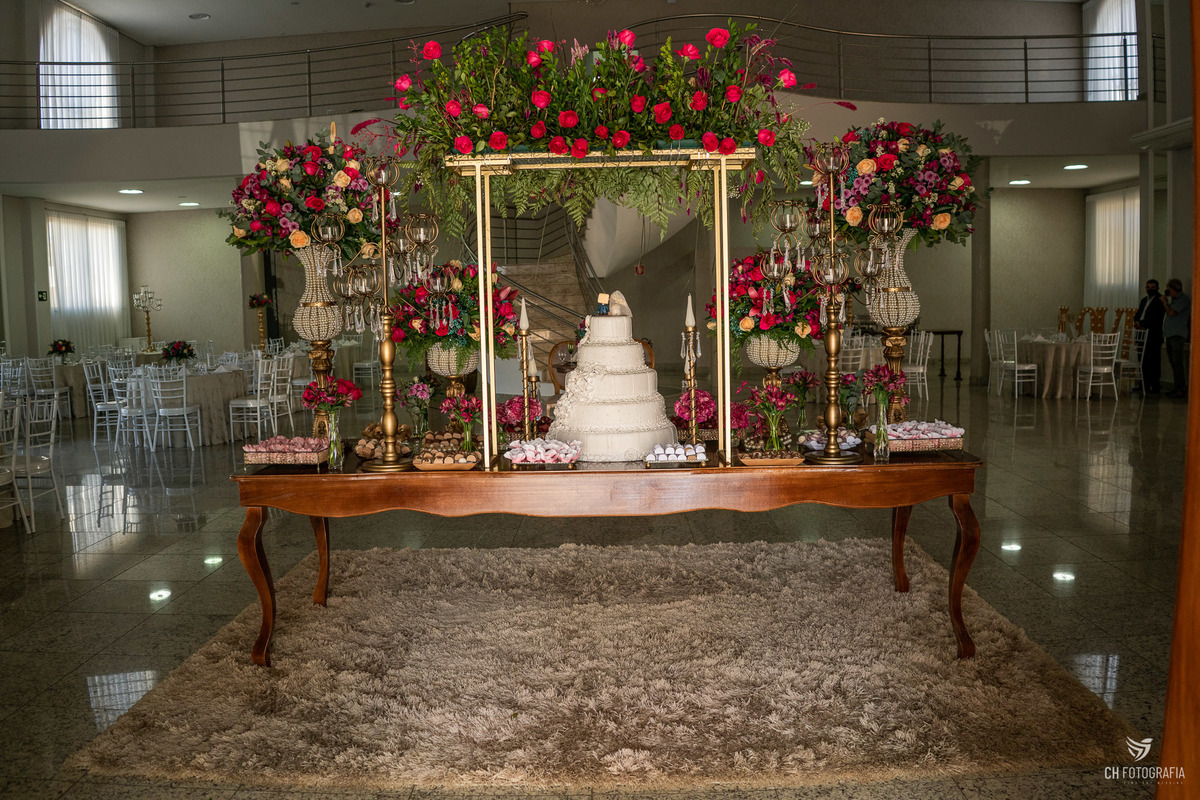 Decoração de casamento do Le Partie Comemorações