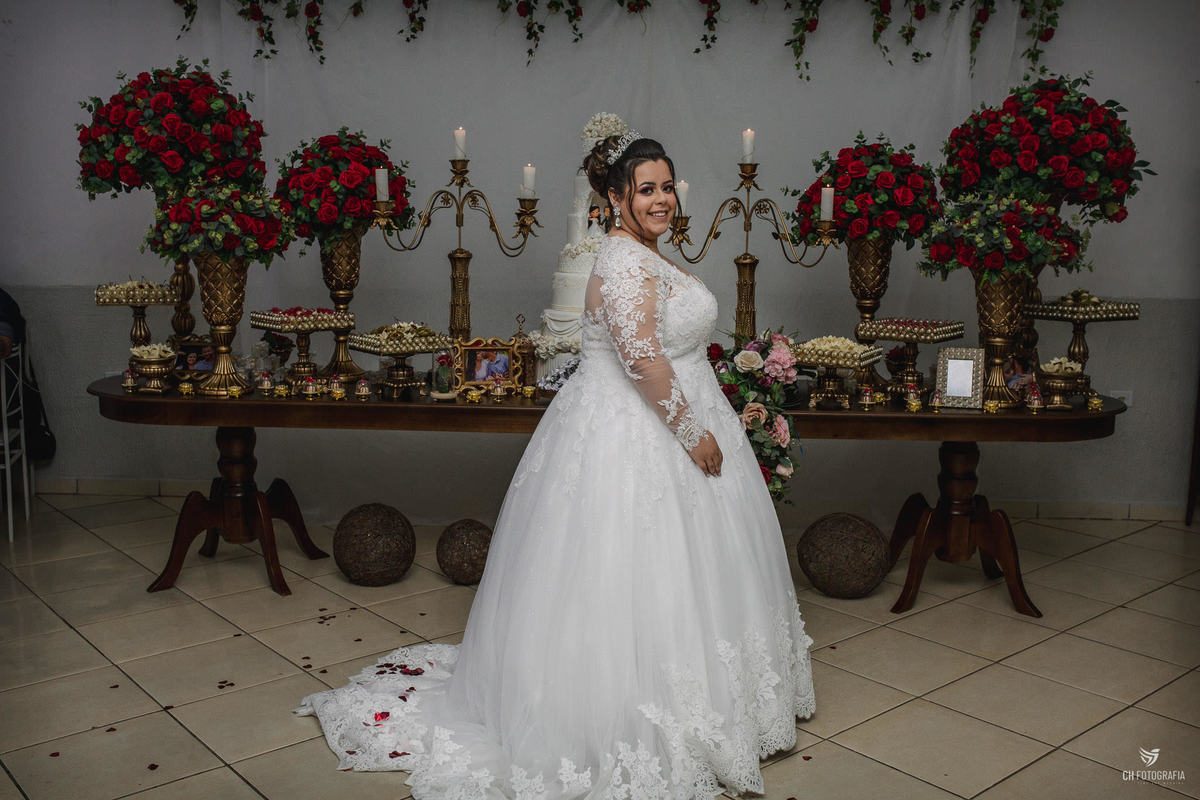 Foto do ensaio Thash the dress dos noivos