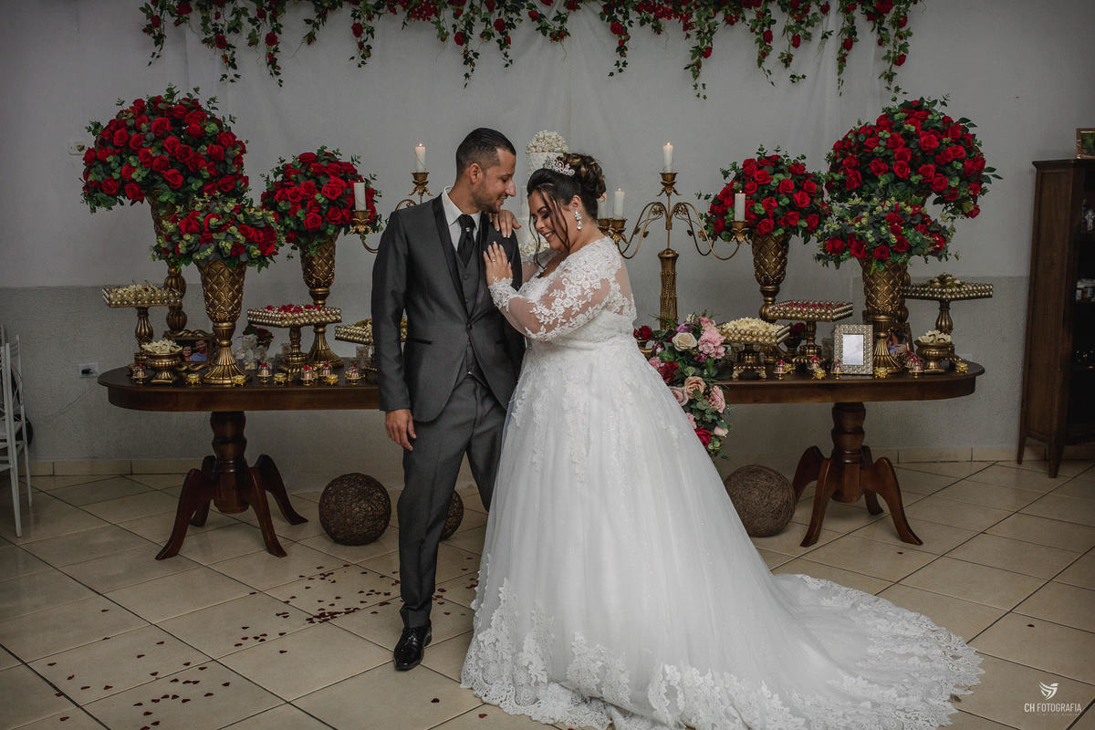 Foto do ensaio Thash the dress dos noivos