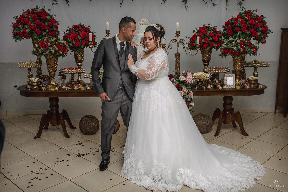 Foto do ensaio Thash the dress dos noivos