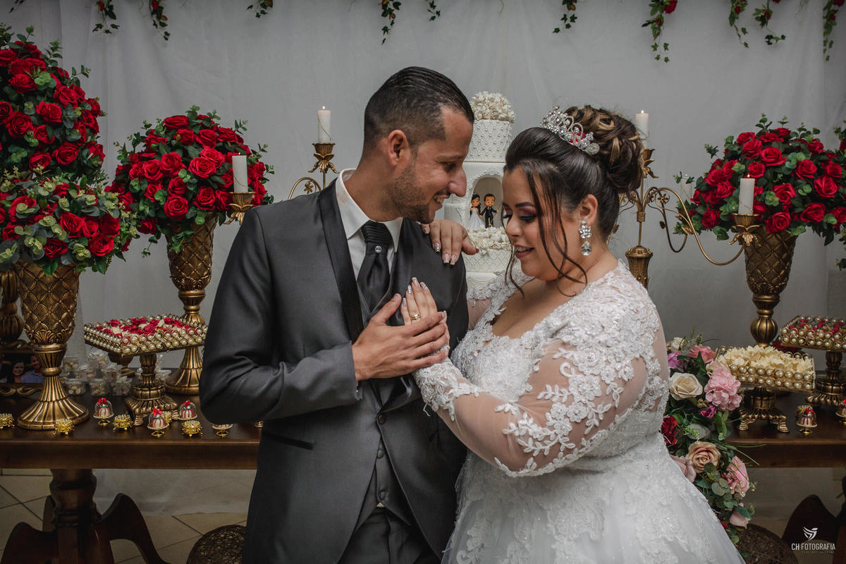 Foto do ensaio Thash the dress dos noivos