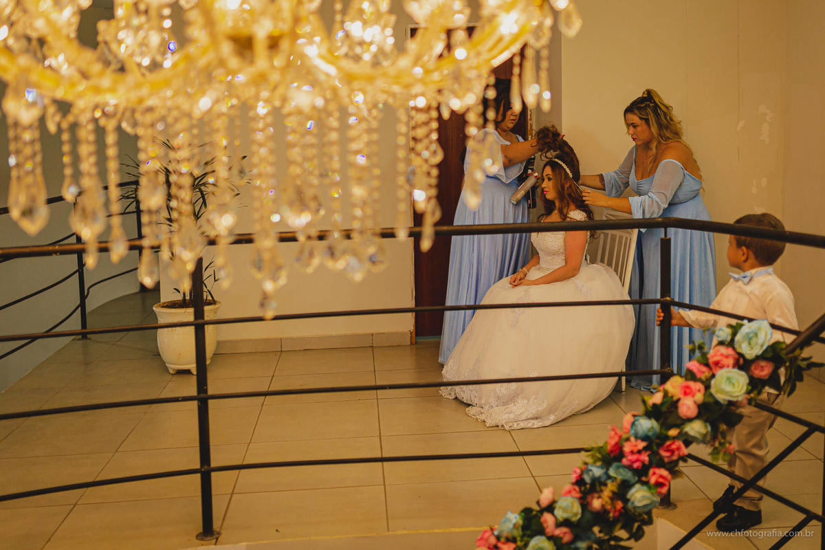 Fotos do making off da noiva, foto de foto de vestido da noiva, Chácara Recanto da Colina Verde