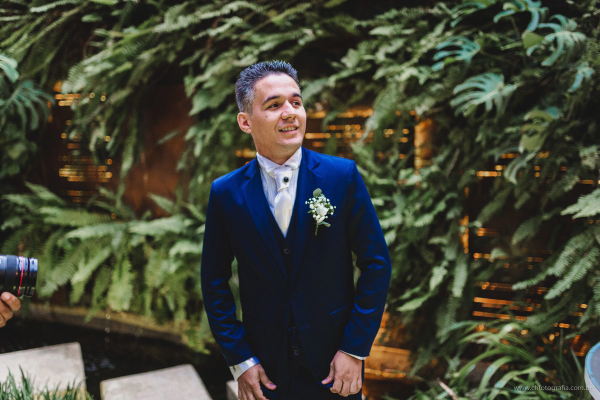 making off do noivo no Salão Symetria