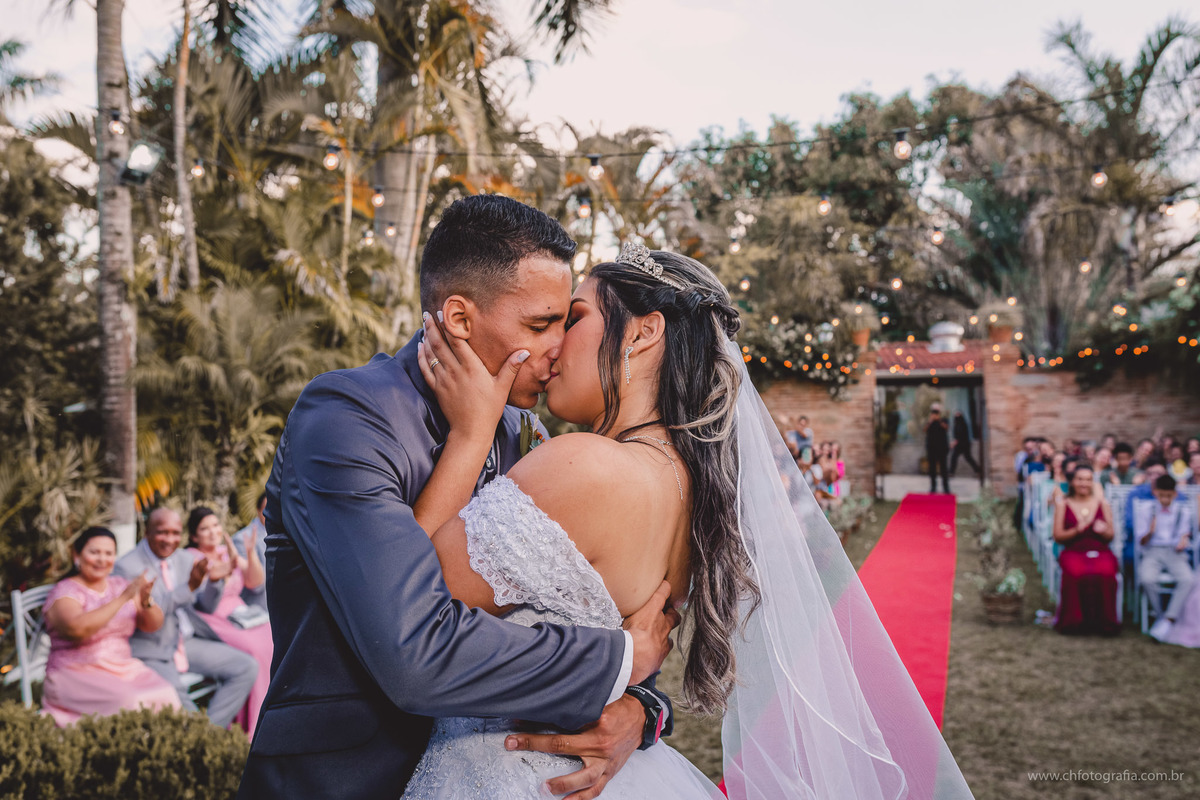 Foto da hora do beijo
