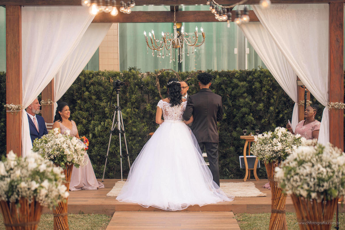 Foto de casamento, casamento na Chácara Recanto Realize 