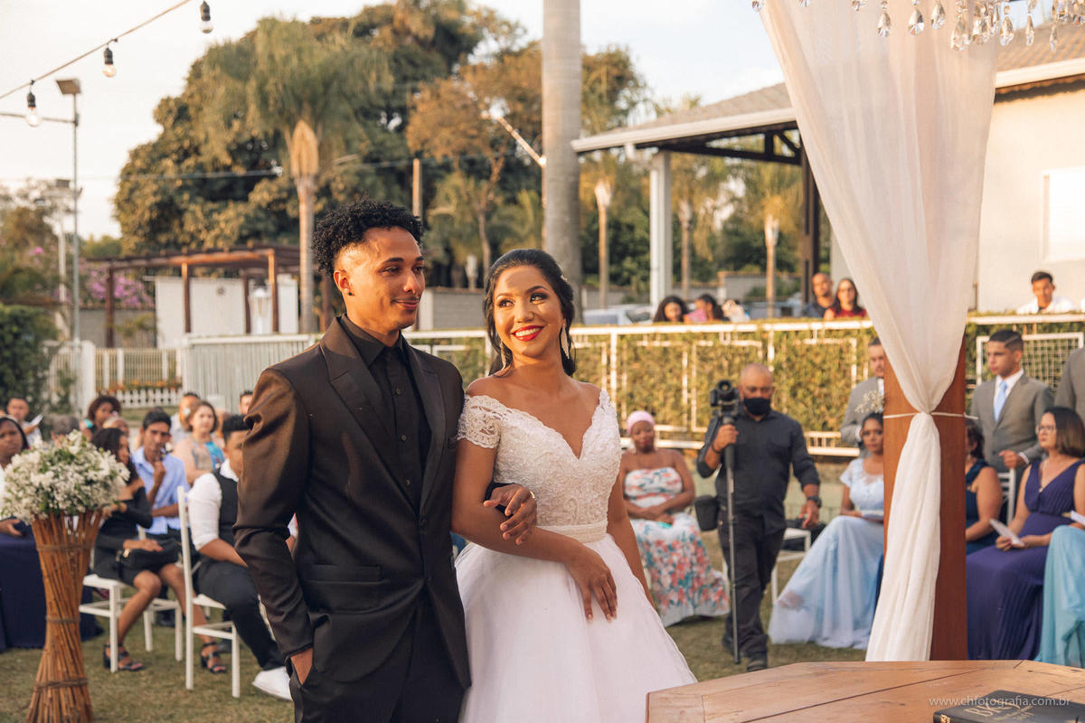 Foto de casamento, casamento na Chácara Recanto Realize 