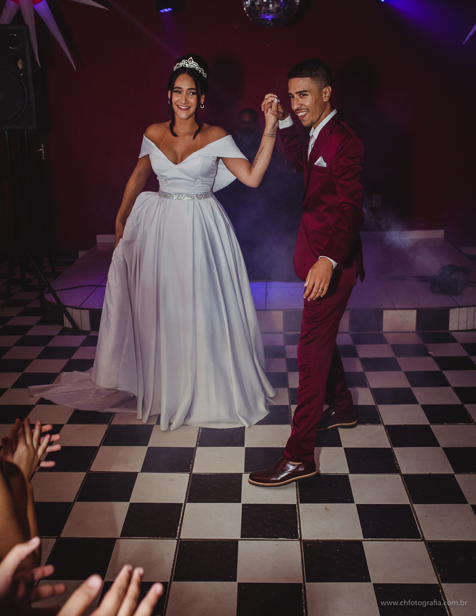 Momento da gravata, foto do sapatinho da noiva