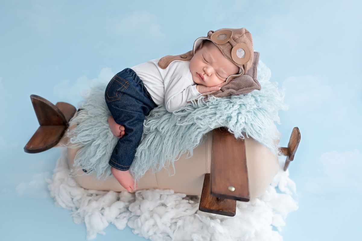 Céu Azul Claro + Avião