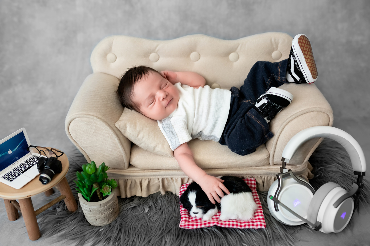 Cinza + Sofá - Nerd