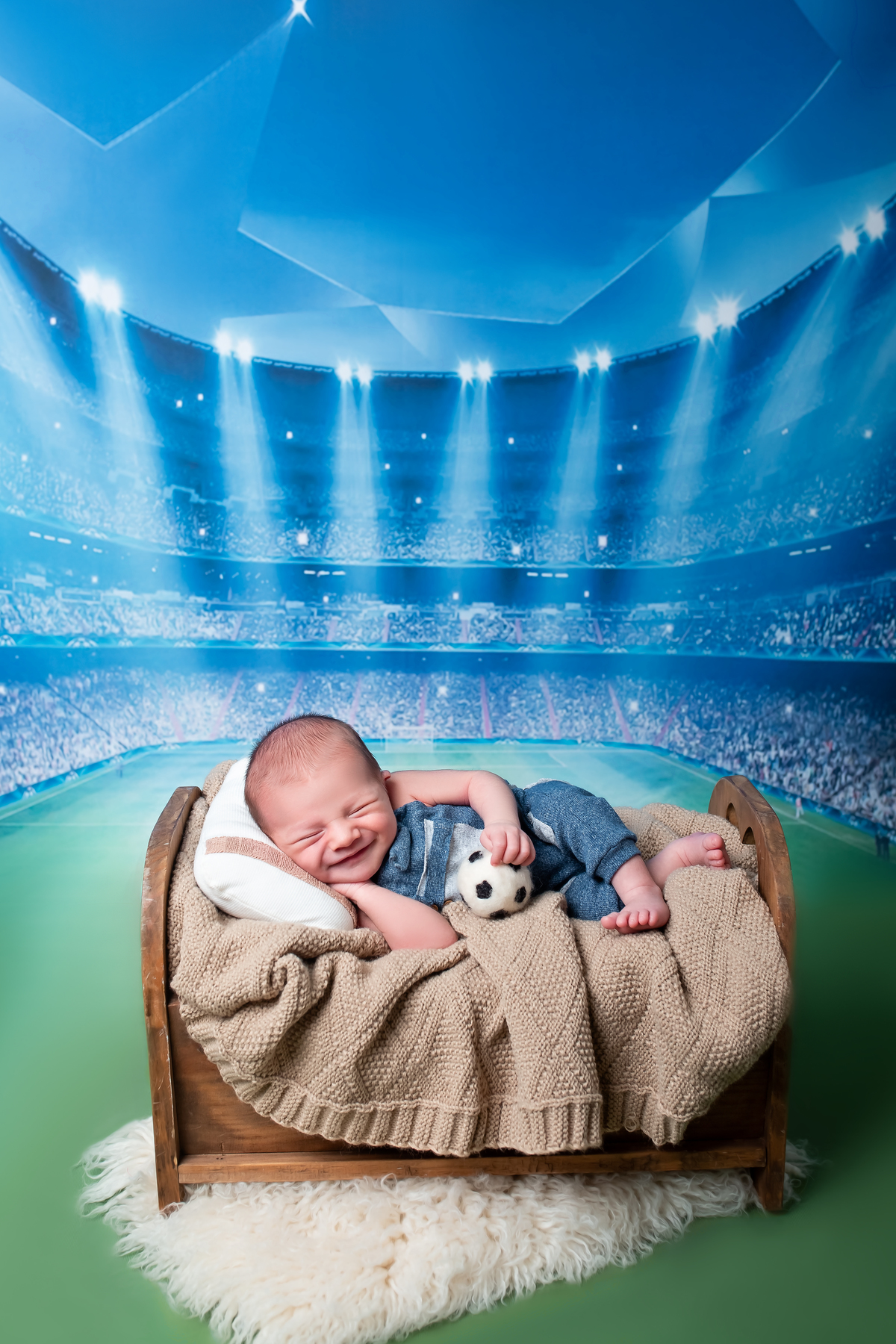 Futebol + Berço de Madeira