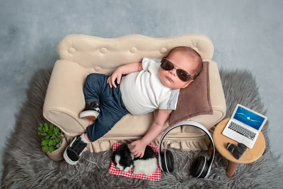 Cinza + Sofá - Nerd