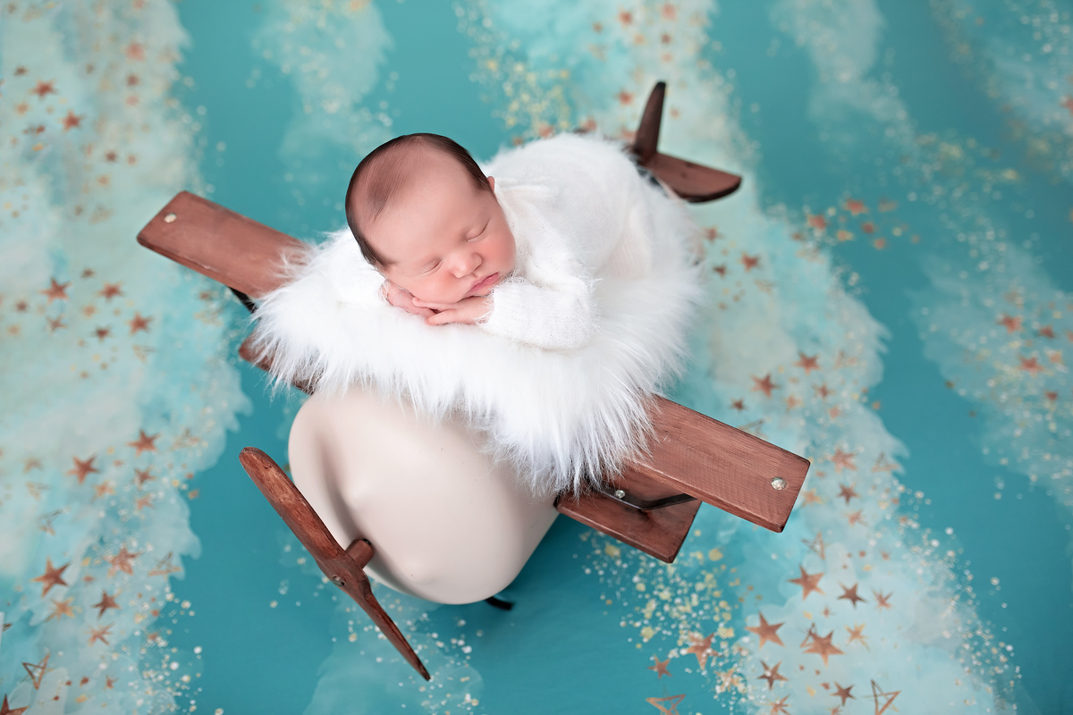 Verde estrelado + Avião