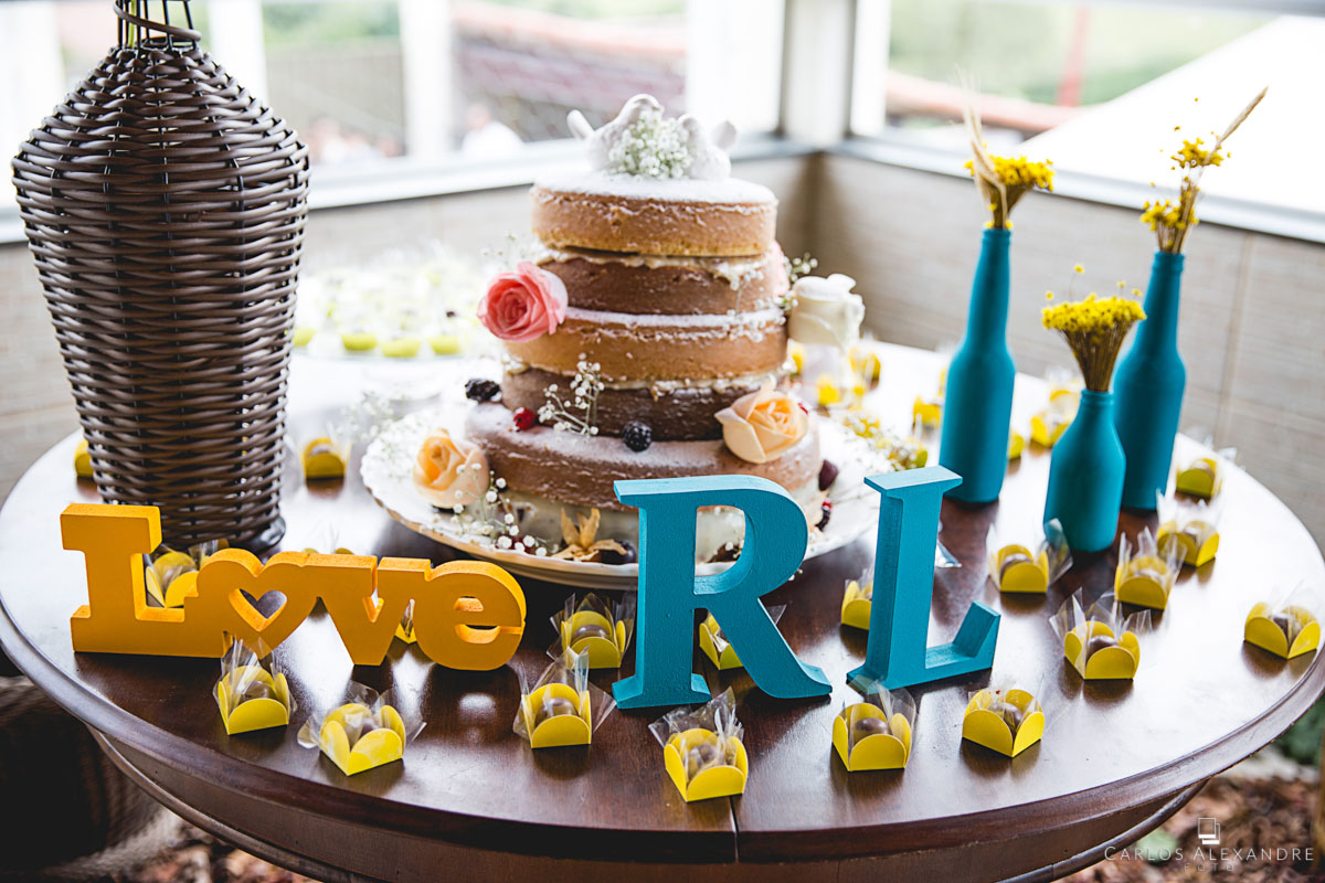 decoração vintage para o casamento em três corações