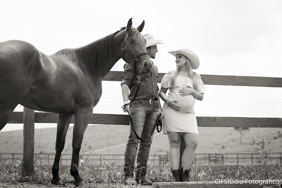 ensaio de gestante na fazendo