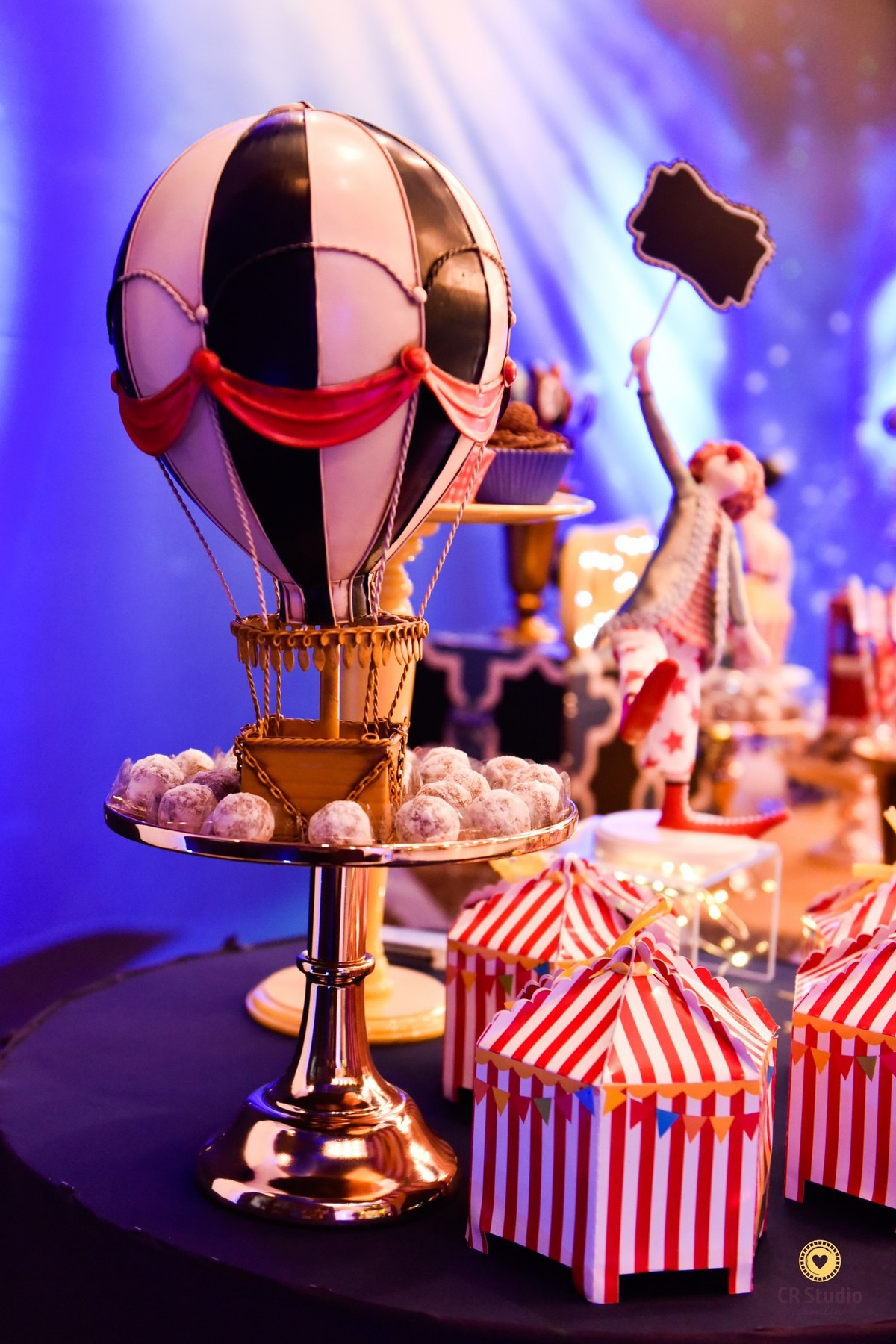 Linda decoração de circo