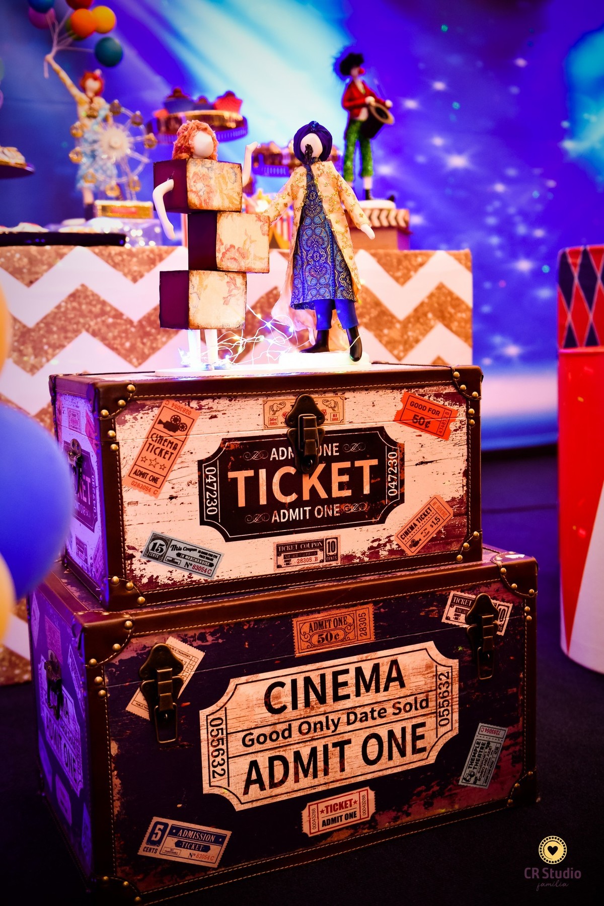 Linda decoração de circo