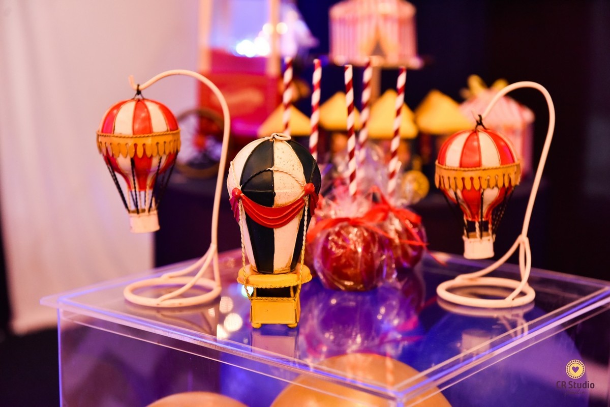 Linda decoração de circo