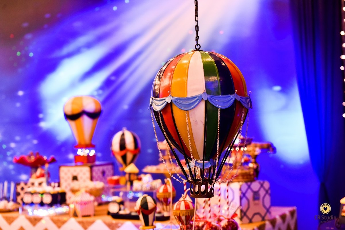 Linda decoração de circo