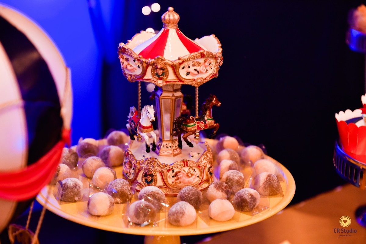 Linda decoração de circo
