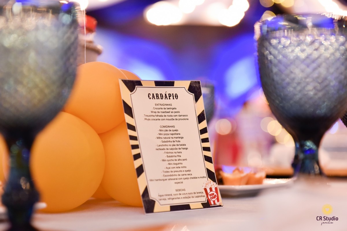 Linda decoração de circo