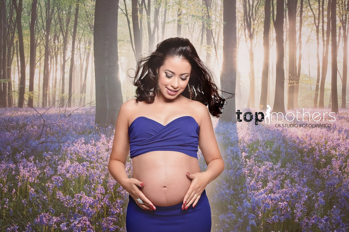 ensaio gestante estúdio