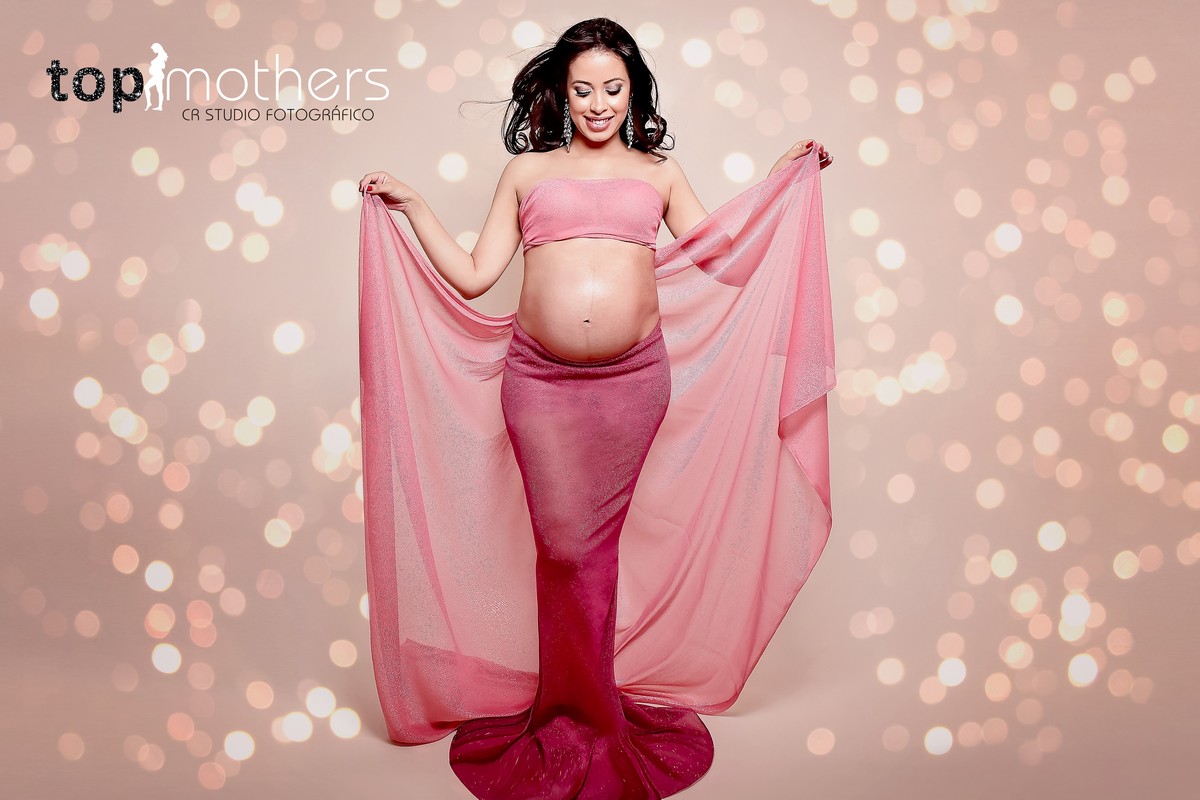 ensaio gestante estúdio