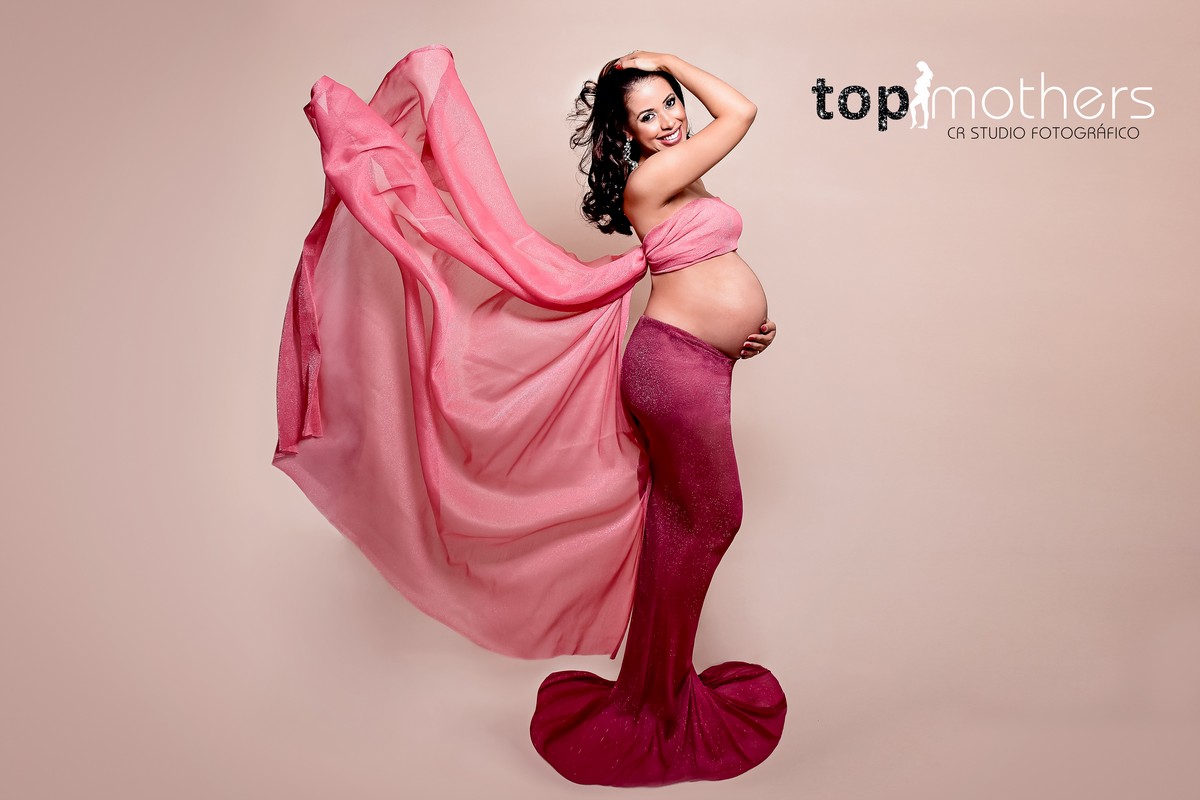 ensaio gestante estúdio