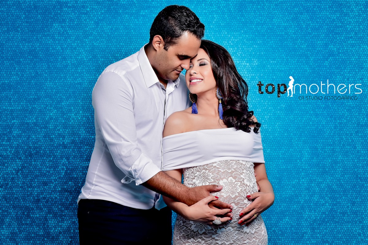 ensaio gestante estúdio