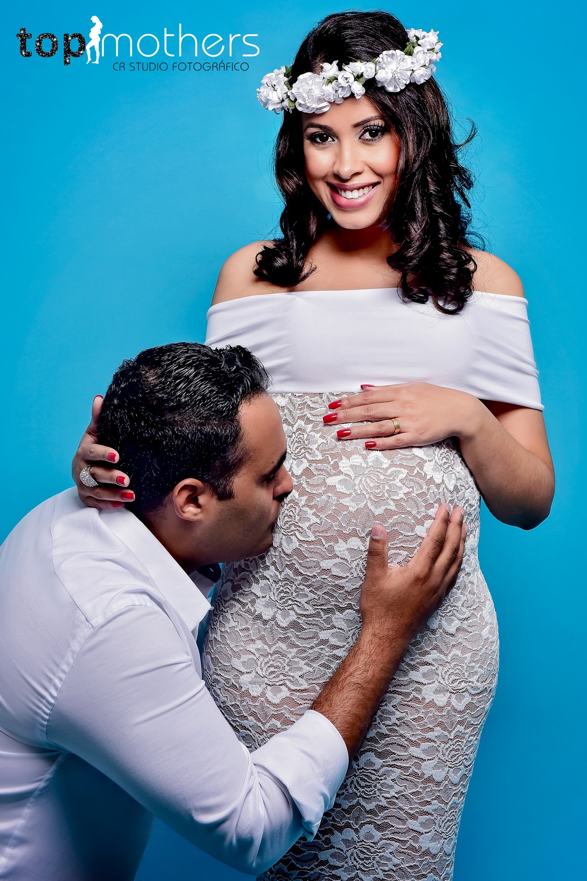 ensaio gestante estúdio