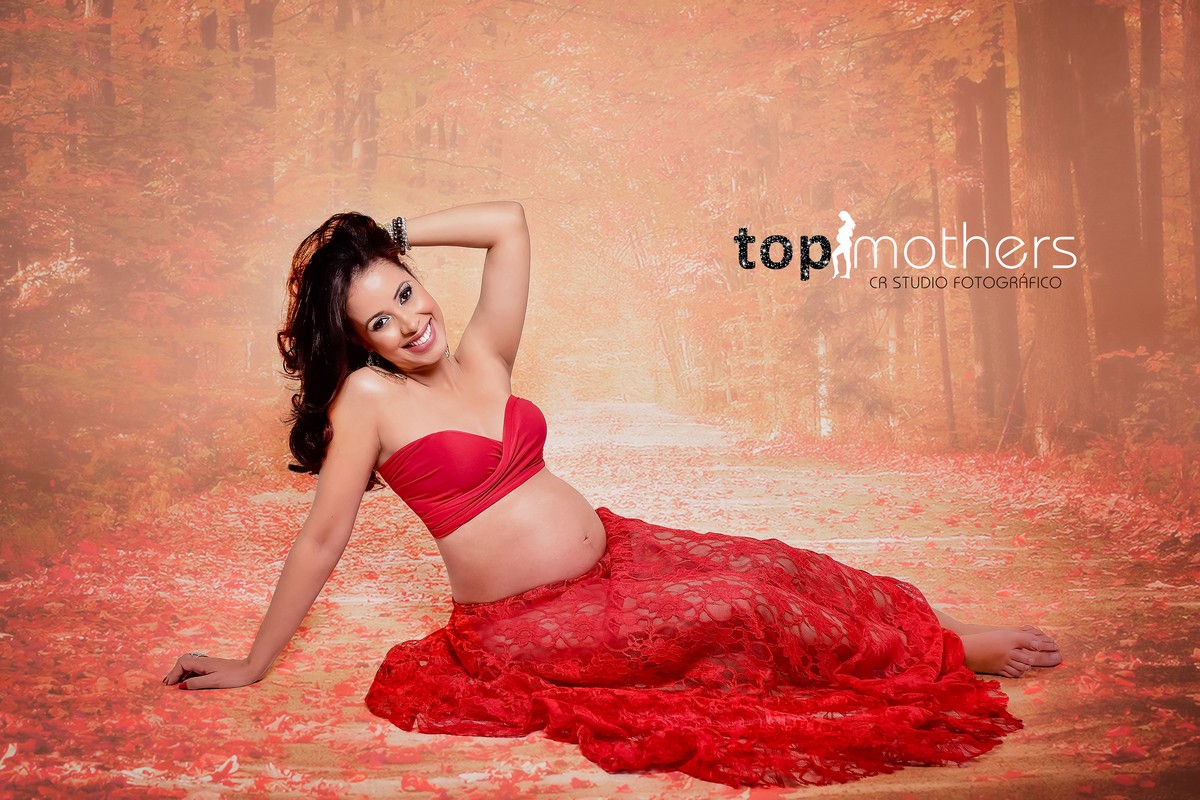 ensaio gestante estúdio