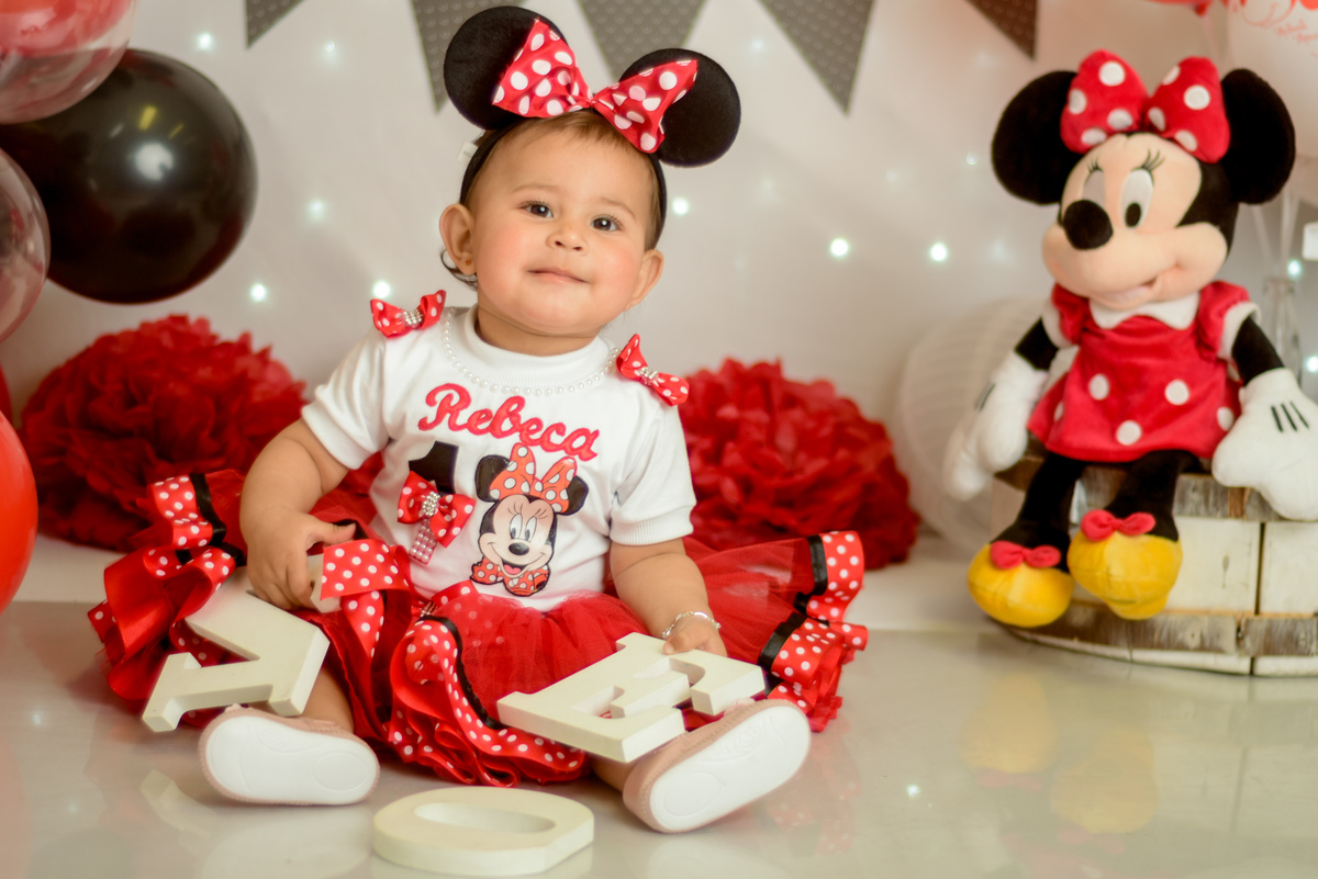 SMASH THE CAKE REBECA - MINNIE VERMELHA