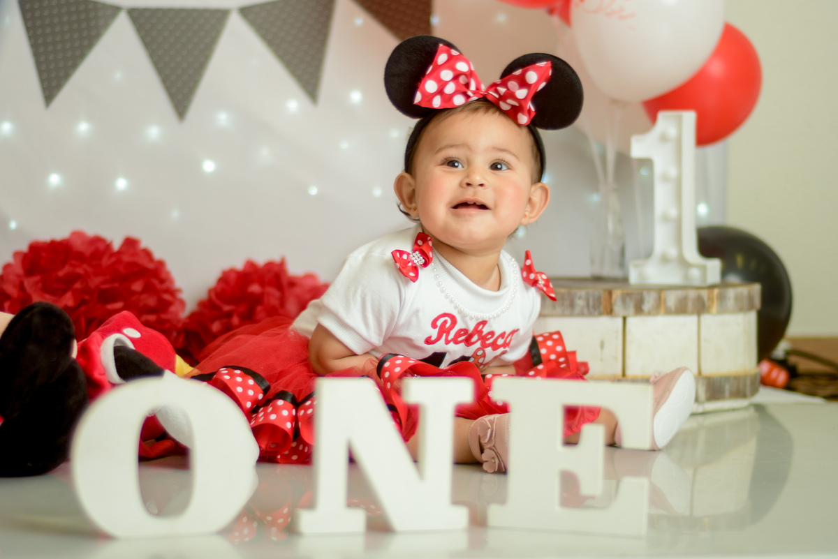 SMASH THE CAKE REBECA - MINNIE VERMELHA