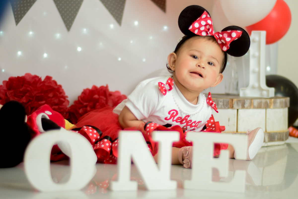 SMASH THE CAKE REBECA - MINNIE VERMELHA