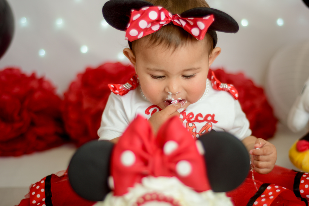 SMASH THE CAKE REBECA - MINNIE VERMELHA