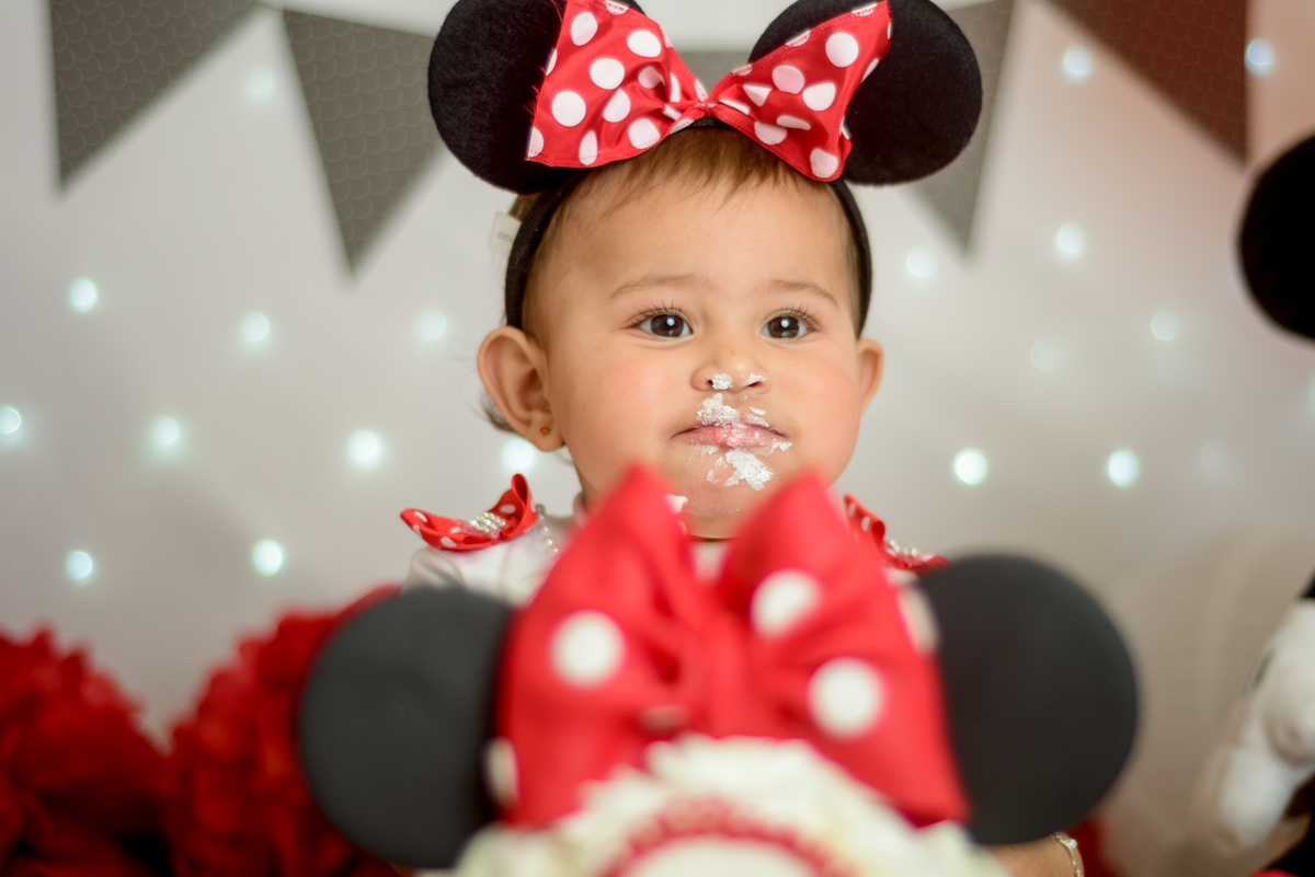 SMASH THE CAKE REBECA - MINNIE VERMELHA